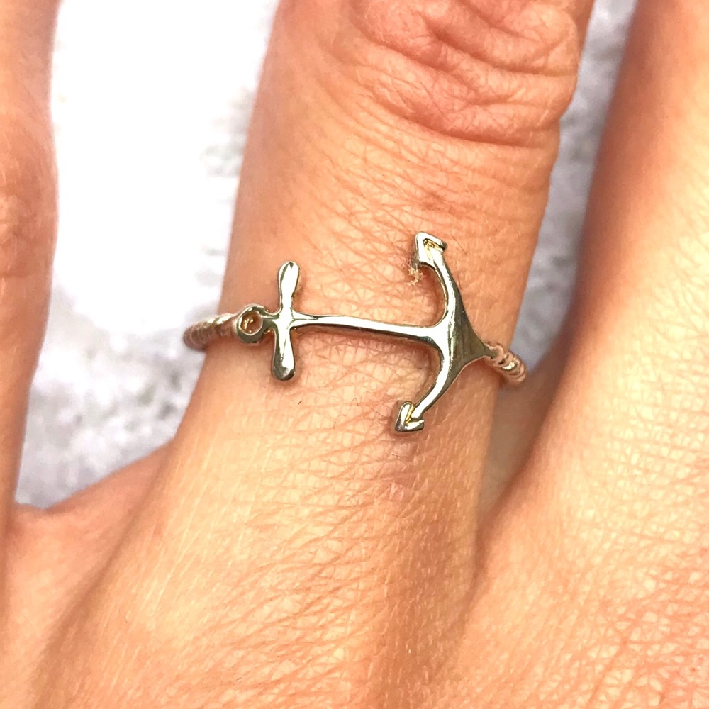 NEW Sterling Anchor Ring